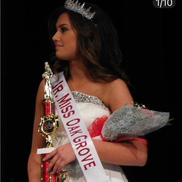 Sherri hill pageant dress strapless white - Picture 7 of 14